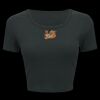 Ladies' Poly-Cotton Crop T-Shirt Thumbnail