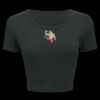 Ladies' Poly-Cotton Crop T-Shirt Thumbnail