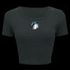 Ladies' Poly-Cotton Crop T-Shirt Thumbnail