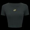 Ladies' Poly-Cotton Crop T-Shirt Thumbnail