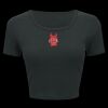 Ladies' Poly-Cotton Crop T-Shirt Thumbnail