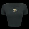 Ladies' Poly-Cotton Crop T-Shirt Thumbnail