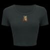Ladies' Poly-Cotton Crop T-Shirt Thumbnail