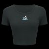 Ladies' Poly-Cotton Crop T-Shirt Thumbnail