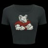 Ladies' Poly-Cotton Crop T-Shirt Thumbnail