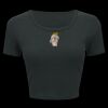 Ladies' Poly-Cotton Crop T-Shirt Thumbnail