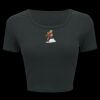 Ladies' Poly-Cotton Crop T-Shirt Thumbnail
