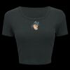 Ladies' Poly-Cotton Crop T-Shirt Thumbnail