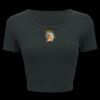 Ladies' Poly-Cotton Crop T-Shirt Thumbnail