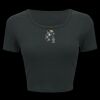 Ladies' Poly-Cotton Crop T-Shirt Thumbnail