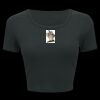 Ladies' Poly-Cotton Crop T-Shirt Thumbnail