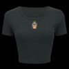 Ladies' Poly-Cotton Crop T-Shirt Thumbnail