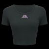 Ladies' Poly-Cotton Crop T-Shirt Thumbnail