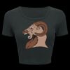 Ladies' Poly-Cotton Crop T-Shirt Thumbnail