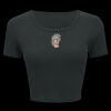 Ladies' Poly-Cotton Crop T-Shirt Thumbnail