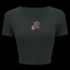 Ladies' Poly-Cotton Crop T-Shirt Thumbnail