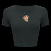Ladies' Poly-Cotton Crop T-Shirt Thumbnail