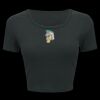 Ladies' Poly-Cotton Crop T-Shirt Thumbnail
