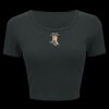Ladies' Poly-Cotton Crop T-Shirt Thumbnail