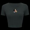 Ladies' Poly-Cotton Crop T-Shirt Thumbnail