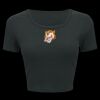 Ladies' Poly-Cotton Crop T-Shirt Thumbnail