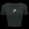 Ladies' Poly-Cotton Crop T-Shirt Thumbnail
