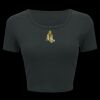 Ladies' Poly-Cotton Crop T-Shirt Thumbnail