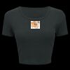 Ladies' Poly-Cotton Crop T-Shirt Thumbnail