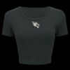 Ladies' Poly-Cotton Crop T-Shirt Thumbnail