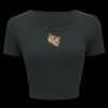 Ladies' Poly-Cotton Crop T-Shirt Thumbnail
