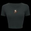 Ladies' Poly-Cotton Crop T-Shirt Thumbnail