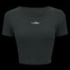 Ladies' Poly-Cotton Crop T-Shirt Thumbnail