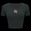 Ladies' Poly-Cotton Crop T-Shirt Thumbnail