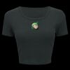 Ladies' Poly-Cotton Crop T-Shirt Thumbnail
