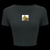 Ladies' Poly-Cotton Crop T-Shirt Thumbnail
