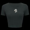 Ladies' Poly-Cotton Crop T-Shirt Thumbnail