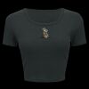 Ladies' Poly-Cotton Crop T-Shirt Thumbnail