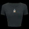 Ladies' Poly-Cotton Crop T-Shirt Thumbnail
