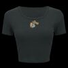 Ladies' Poly-Cotton Crop T-Shirt Thumbnail