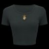 Ladies' Poly-Cotton Crop T-Shirt Thumbnail