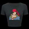 Ladies' Poly-Cotton Crop T-Shirt Thumbnail