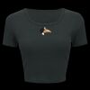 Ladies' Poly-Cotton Crop T-Shirt Thumbnail
