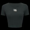 Ladies' Poly-Cotton Crop T-Shirt Thumbnail