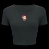 Ladies' Poly-Cotton Crop T-Shirt Thumbnail