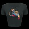 Ladies' Poly-Cotton Crop T-Shirt Thumbnail