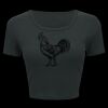 Ladies' Poly-Cotton Crop T-Shirt Thumbnail