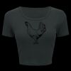 Ladies' Poly-Cotton Crop T-Shirt Thumbnail