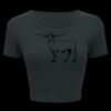 Ladies' Poly-Cotton Crop T-Shirt Thumbnail