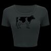 Ladies' Poly-Cotton Crop T-Shirt Thumbnail