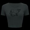 Ladies' Poly-Cotton Crop T-Shirt Thumbnail